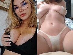 Gabi Fardim nua fazendo sexo com namorado e ganhando leitinho